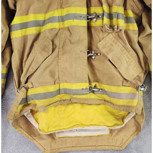 Morning Pride Firefighter Turn Out 44C 29/35L 34S Vintage Set with Boots Gloves - Picture 12 of 16